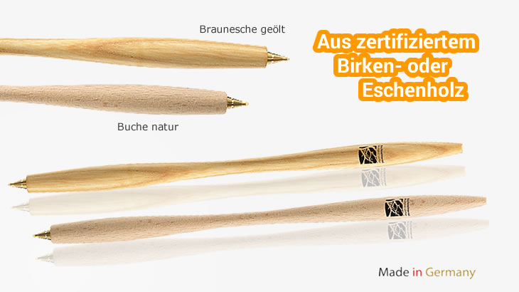 Holz-Kugelschreiber PURE