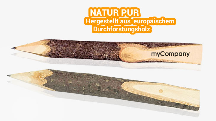 Astbleistift aus Holz