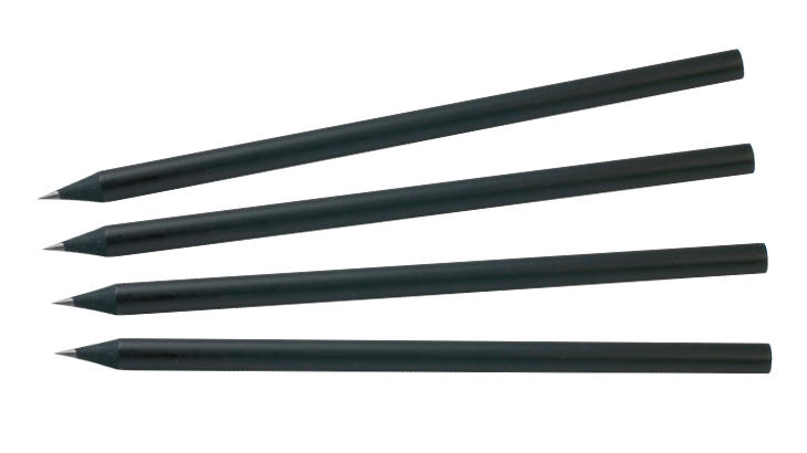 Schwarzer Bleistift aus zertifiziertem Holz