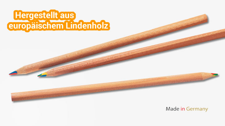 Regenbogenstift aus Lindenholz