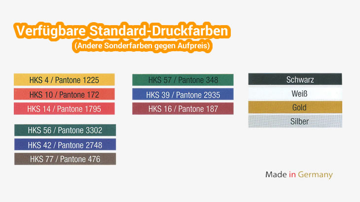 Regenbogenstift Standard-Druckfarben