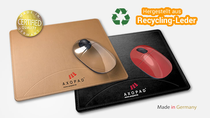 Mousepad aus Recycling-Leder