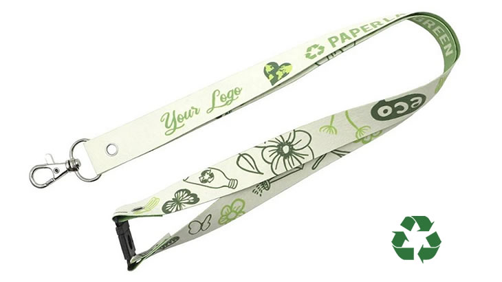 Papier-Lanyard mit Sicherheitsverschluss