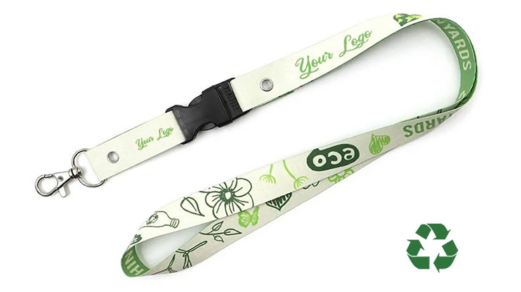 Schlüsselband aus Papier mit Schnappverschluss