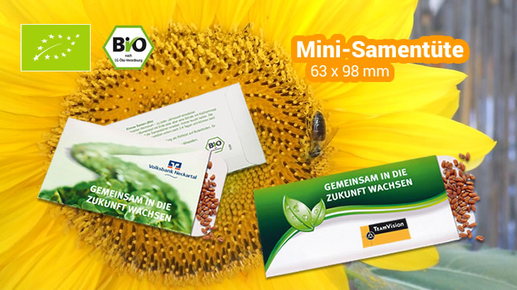 Samentüte mit BIO-Samen MINI