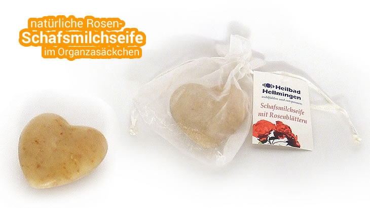 Rosenseife aus Schafsmilch