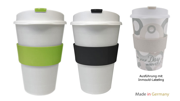 Coffee2Go-Becher CREMA aus Biokunststoff