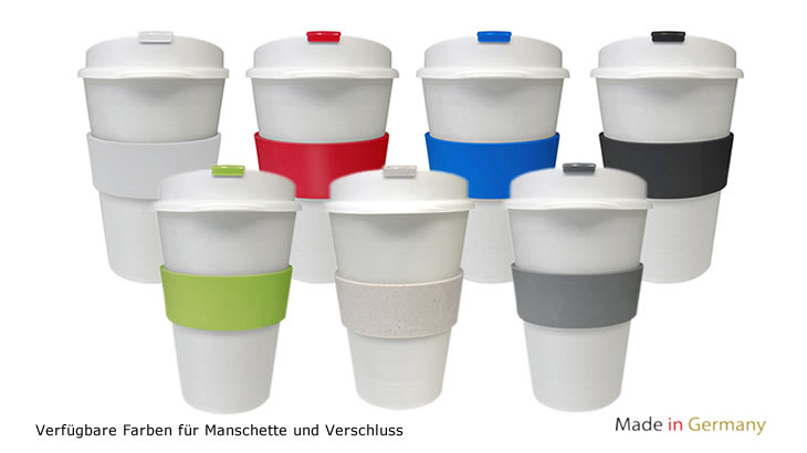 Coffee2Go-Becher CREMA aus Biokunststoff
