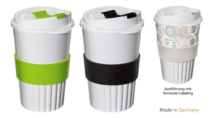 Coffee to Go-Becher CLASSIC aus Biokunststoff