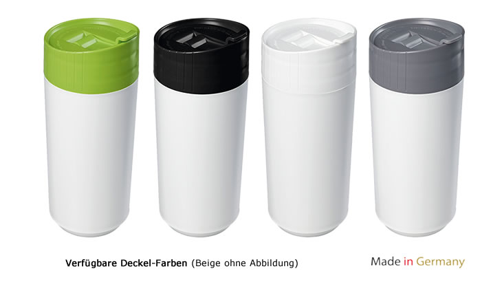Coffee2Go-Becher PREMIUM aus Biokunststoff