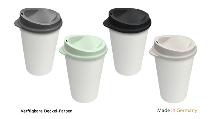 Coffee2Go-Becher PURE aus nachwachsenden Rohstoffen