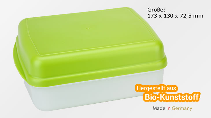 Lunchbox und Brotdose aus Bio-Kunststoff