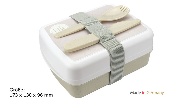 Snack-Box LUNCH aus nachwachsenden Rohstoffen