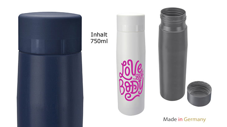 Trinkflasche Lifestyle 750ml aus Biokunststoff