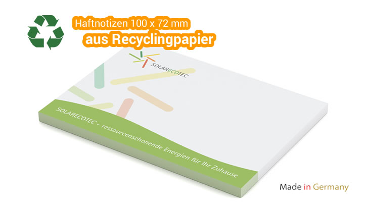 Haftnotizen Recycling - 100 x 72