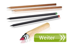 Bleistifte aus Holz und Recycling