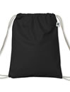Schwarzer Rucksack Fairtrade / Biobaumwolle